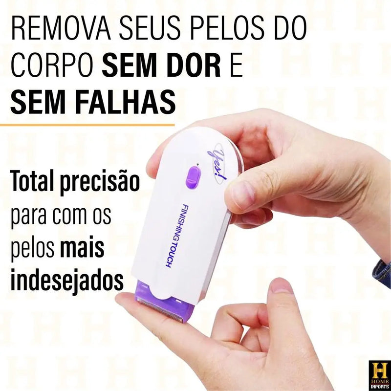 Depilador feminino elétrico Removedor De Pelos facial corporal  Sem Fio, Recarregável