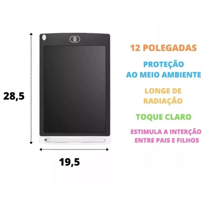 Tablet Magico Lousa Digital 12 polegadas Sortidas