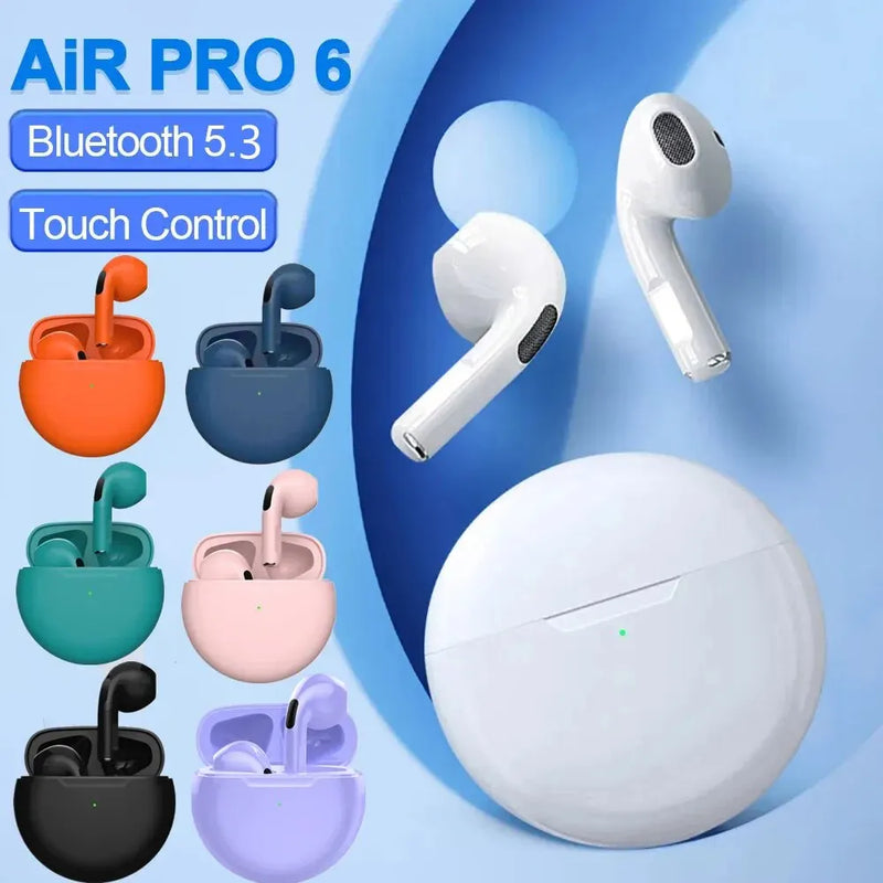 Fone De Ouvido Sem Fio Air Pro 6 Bluetooth 5.3 Para Android / iPhone/ Xiaomi