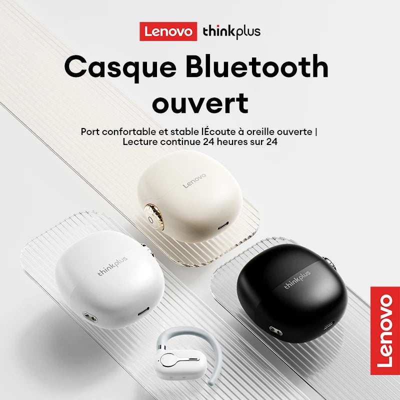 Fone de LP 81 sem fio Lenovo, ows bluetooth v5.4