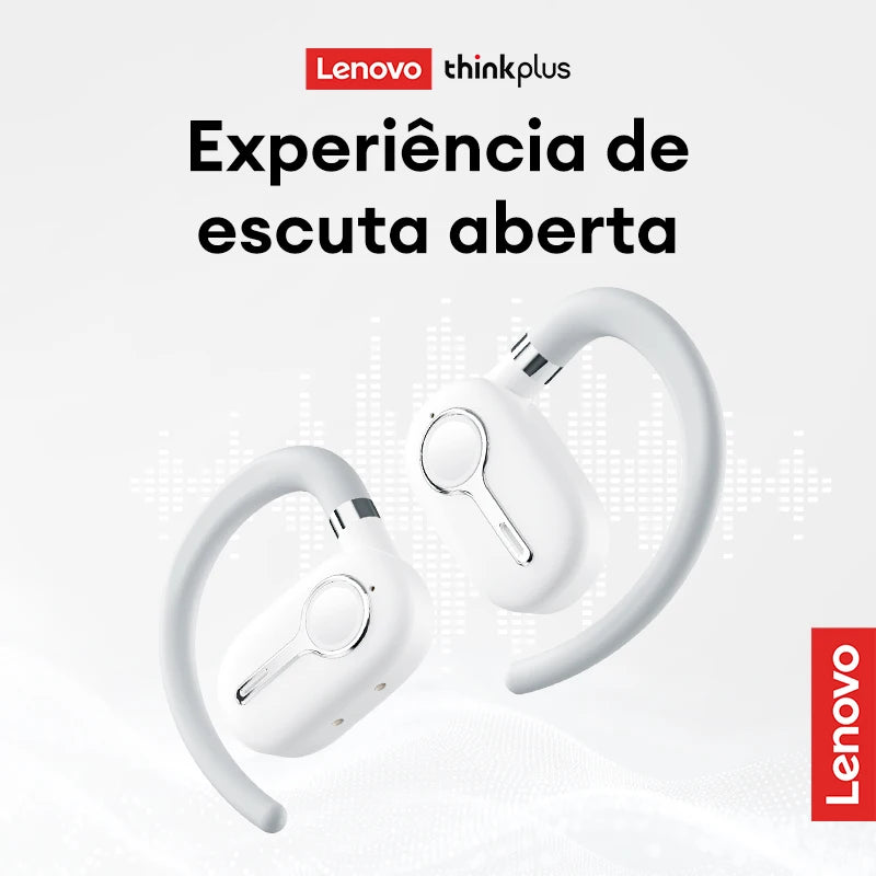 Fone de LP 81 sem fio Lenovo, ows bluetooth v5.4