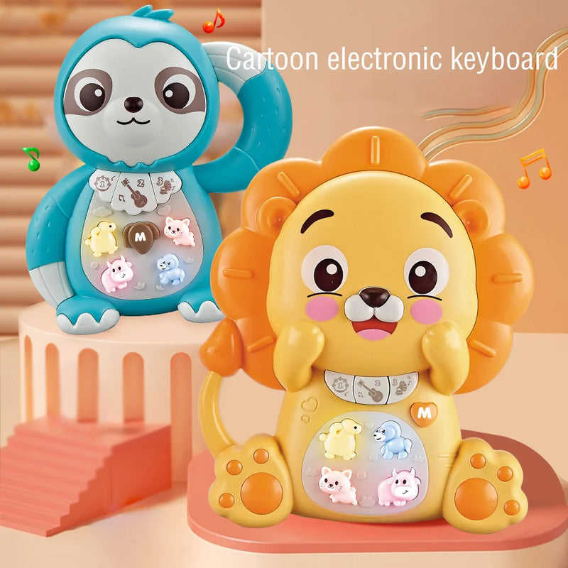 Teclado Musical Bebe Brinquedo Infantil Som Animal