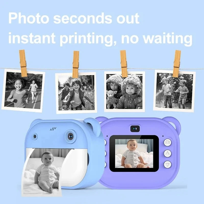 Camera Fotográfica Infantil Instantânea Impressão