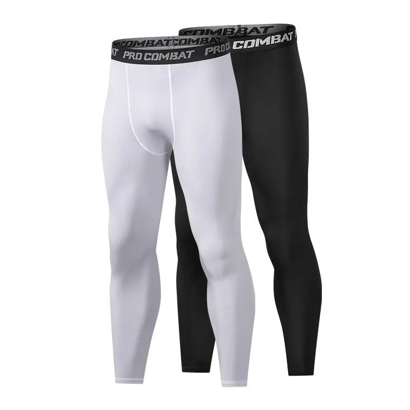 Calça de Compressão Masculina Esportiva Ideal para Treinos, Tecido Leve e Seco